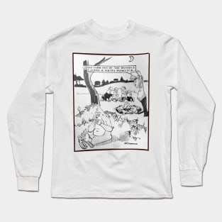 Large Feet and the Scary Story Long Sleeve T-Shirt